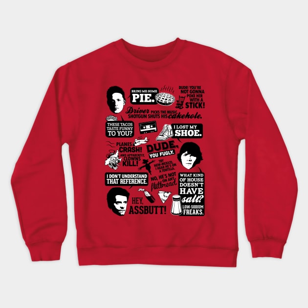 Driver Picks the Music, Shotgun Shuts His Cakehole Crewneck Sweatshirt by aviaa